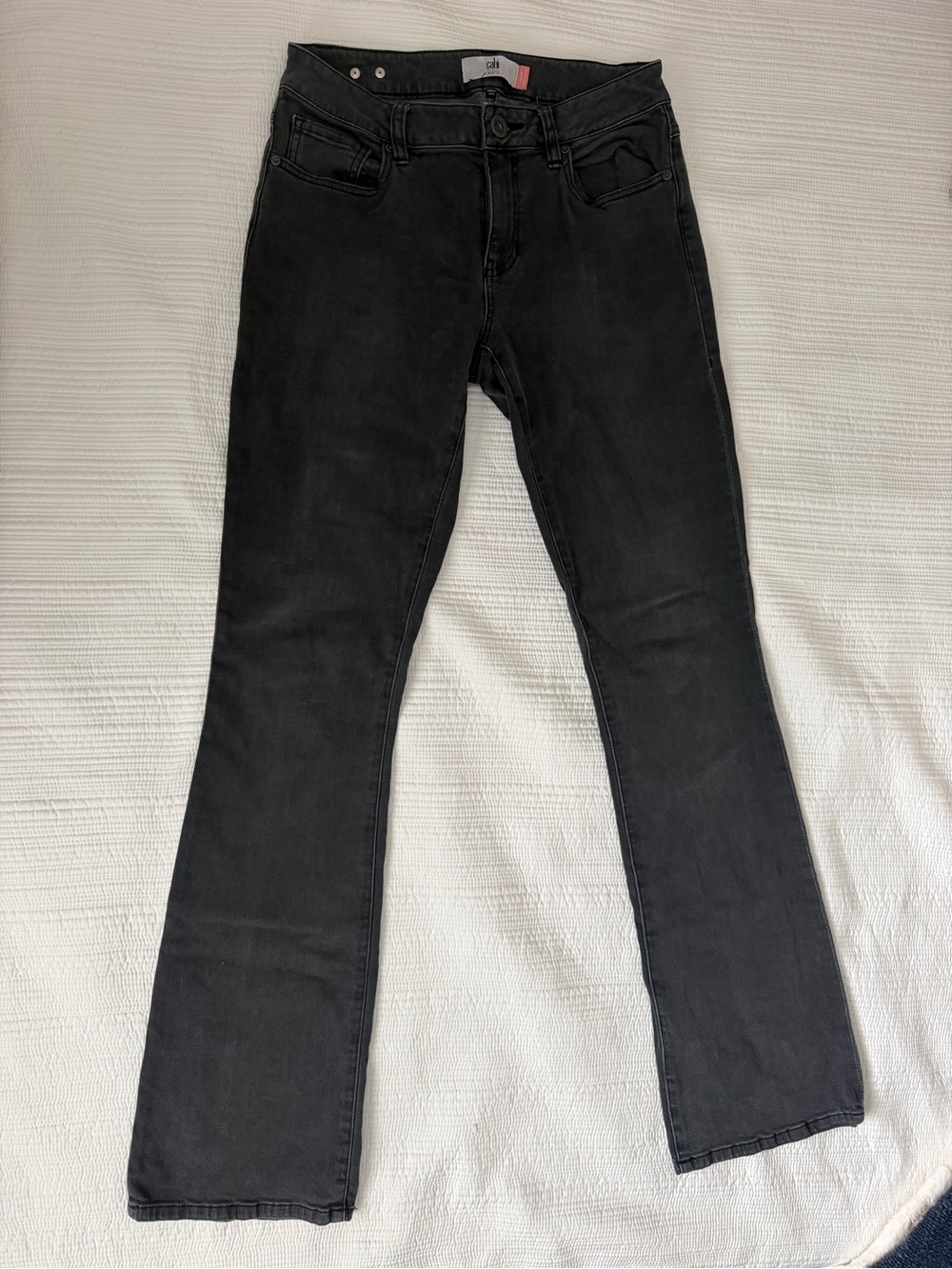CAbi Black Curvy Slim Boot Jeans